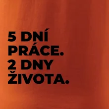 5 DNÍ PRÁCE.  2 DNY ŽIVOTA.