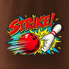 Strike komiksový bowlingový náraz
