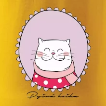 Pyšná kočka fialová