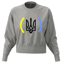 Ukrajina trojzubec s barvami