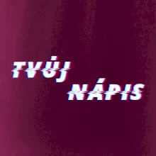 Glitch font - tvůj nápis