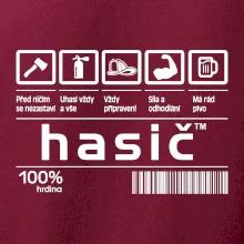 Čárový kód - Hasič