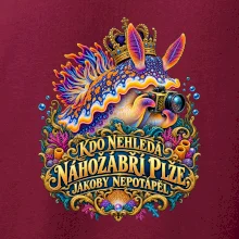 Král makra nahožábří plž s fotoaparátem
