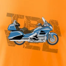 Cestovní motorka Amerika modrá