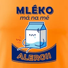 Mléko má na mě alergii