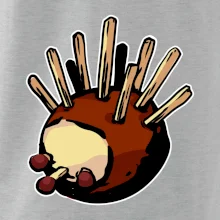 Kaštanový ježeček - prso