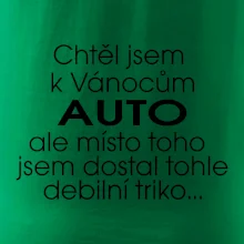 Chtěl jsem k Vánocům auto