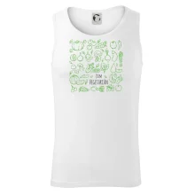 Jsem vegetarián - zelenina ve čtverci