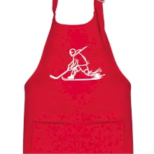 Kreslený hokejista tučnou fixou