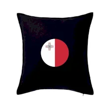 Vlajka Malta kulatá velká