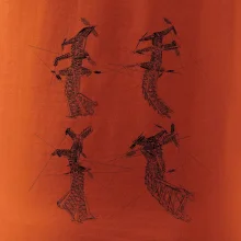 Zkroucený stožár vysokého vedení