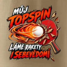 Můj topspin láme rakety i sebevědomí