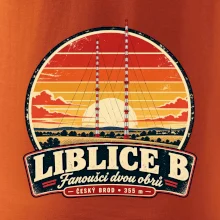 Liblice B retro odznak dvou vysílačů