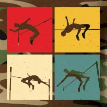 Skok do výšky vintage