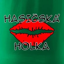 Hasičská holka - pusa