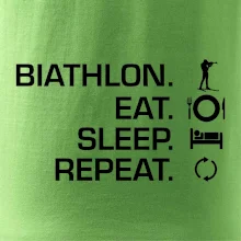 Biathlon Eat Sleep Repeat