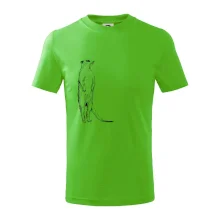 Surikata černá kresba