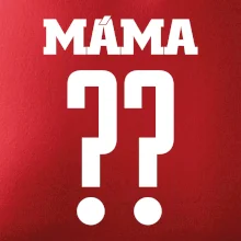 Máma - dres se jménem a číslem