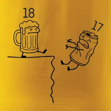 Pivo narozeniny - útes 18 let