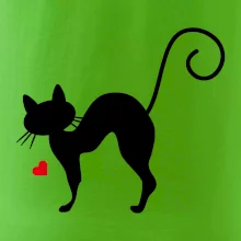 Zamilovaná kočka prohnutá