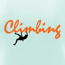 Climbing psací text