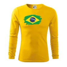 Brazílie vlajka štětkou