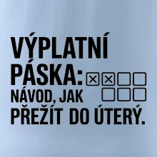 VÝPLATNÍ PÁSKA: Návod, jak přežít do úterý
