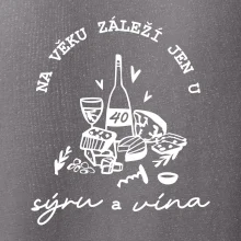 40 na věku záleží jen u sýru a vína