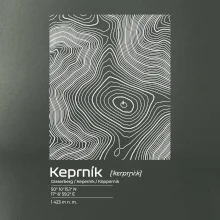 Keprník - vrstevnice v obdélníku