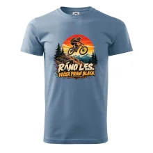 Ráno les večer praní bláta na kole