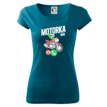 Karikatura motorka silnice volá