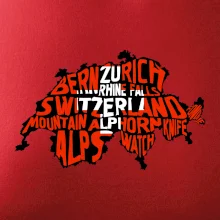 Mapy - názvy měst - Švýcarsko