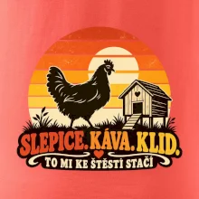Slepice káva klid a pohoda