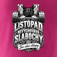 Listopad nevychovává slabochy silový trénink