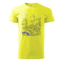 Praha 18200 - Mapa s vodními toky