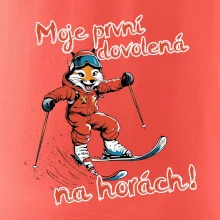 Moje první dovolená na horách hnědá  liška