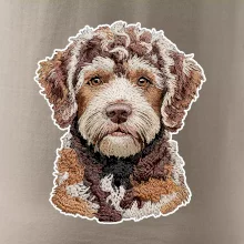 Lagotto romagnolo vyšívaná hlava