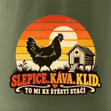 Slepice káva klid a pohoda