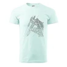 Nákres stožáru vysokého napětí