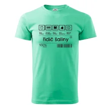 Čárový kód - řidič šaliny Čárový kód - řidič šaliny
