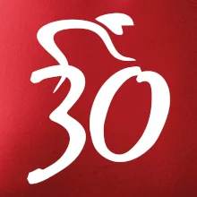 Cyklista slaví třicítku (30)