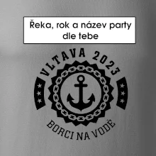 Na vodu - kotva (vlastní nápis)