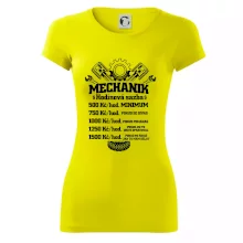 Mechanik - hodinová sazba Mechanik - hodinová sazba