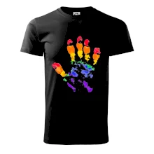 LGBT hand print