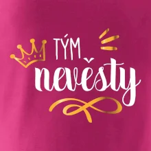 Tým nevěsty princezna - zlatý potisk