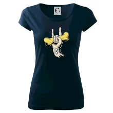 Rocková ruka kost a oko