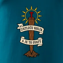 Geodet zatluču kolík a je to svatý