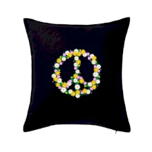 Peace symbol kopretiny