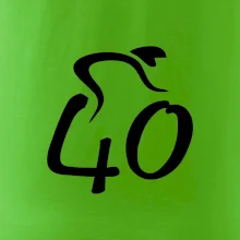 Cyklista slaví čtyřicítku (40)