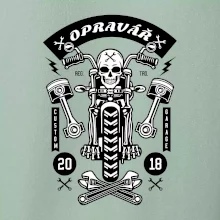 Lebka motorkář opravář